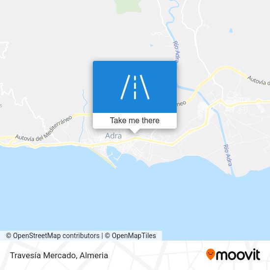 Travesía Mercado map