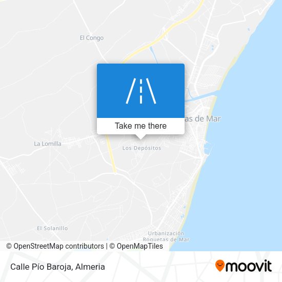 Calle Pío Baroja map