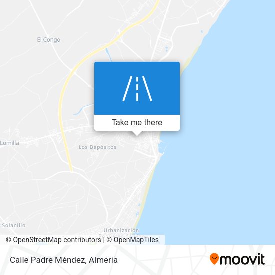 Calle Padre Méndez map