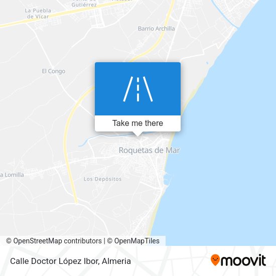 Calle Doctor López Ibor map
