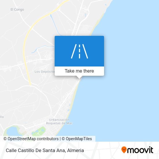 Calle Castillo De Santa Ana map
