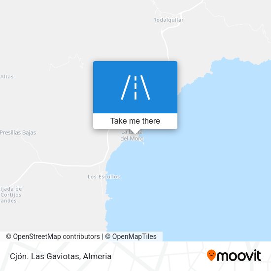 Cjón. Las Gaviotas map