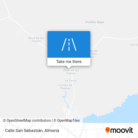 Calle San Sebastián map