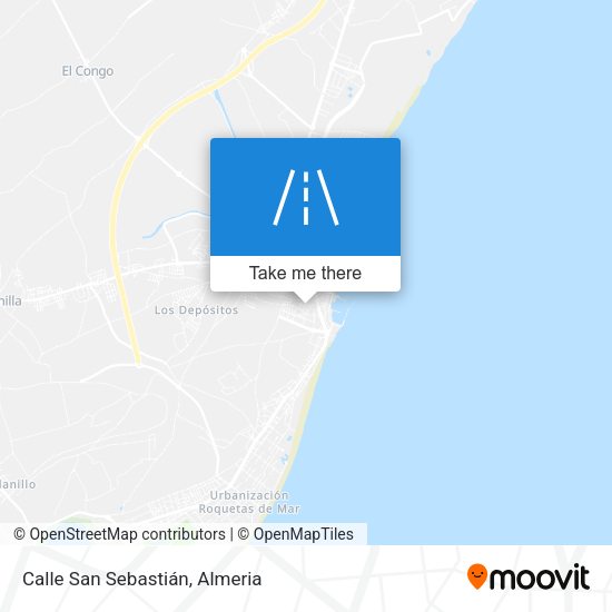 Calle San Sebastián map