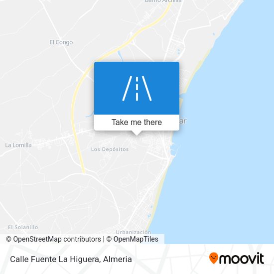 Calle Fuente La Higuera map