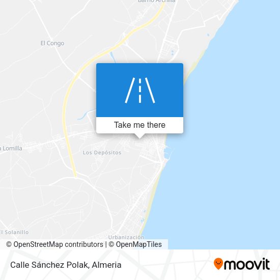 Calle Sánchez Polak map