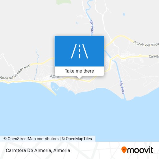 Carretera De Almería map