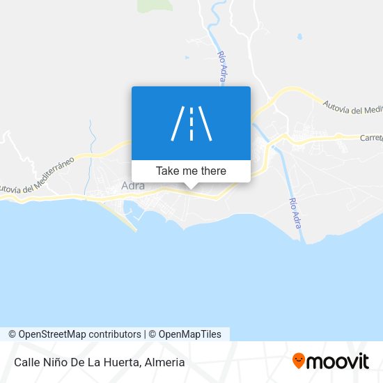 Calle Niño De La Huerta map