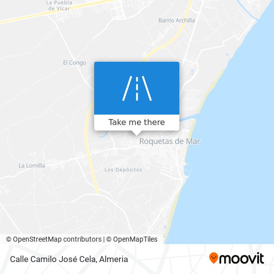 Calle Camilo José Cela map