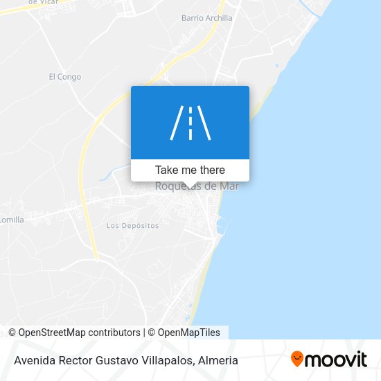 Avenida Rector Gustavo Villapalos map