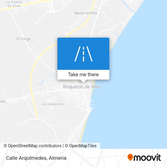 Calle Arquímedes map