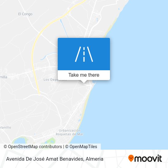 Avenida De José Amat Benavides map