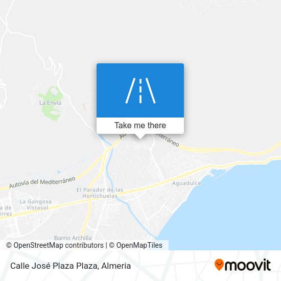 Calle José Plaza Plaza map