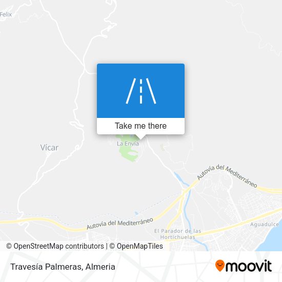 Travesía Palmeras map