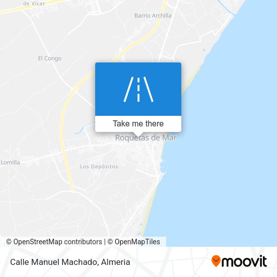 Calle Manuel Machado map