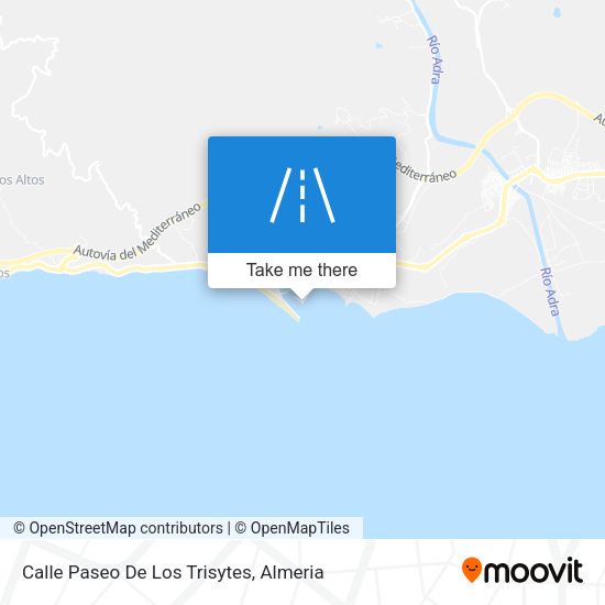 Calle Paseo De Los Trisytes map