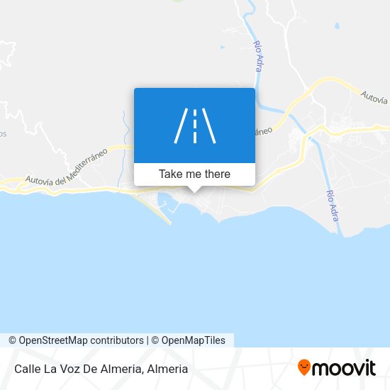 Calle La Voz De Almeria map