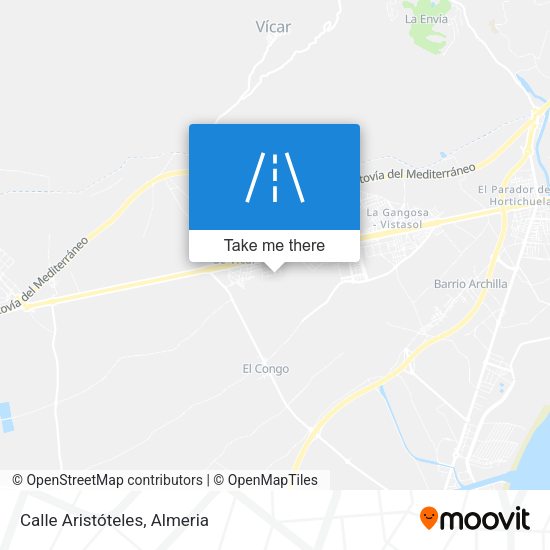 Calle Aristóteles map