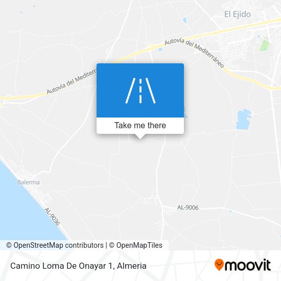 Camino Loma De Onayar 1 map