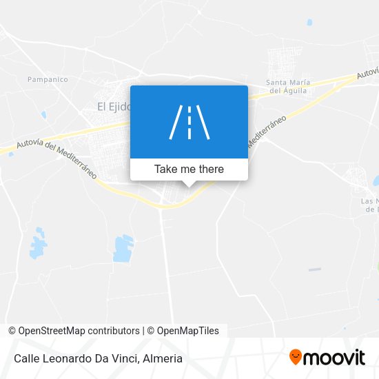 Calle Leonardo Da Vinci map