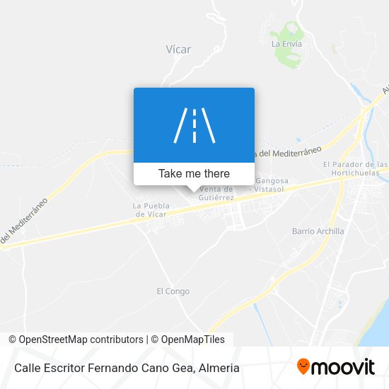 Calle Escritor Fernando Cano Gea map