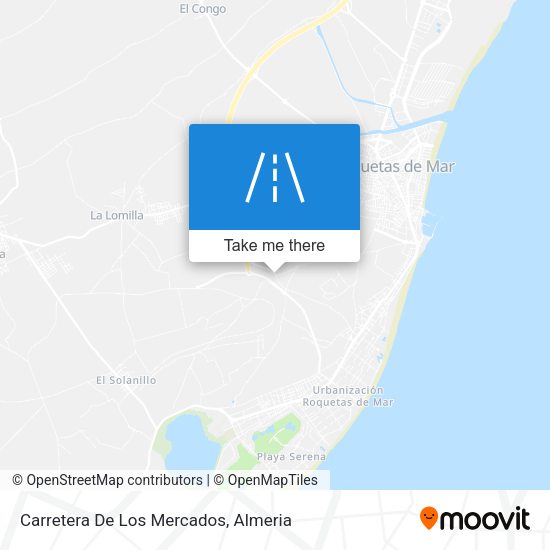 Carretera De Los Mercados map