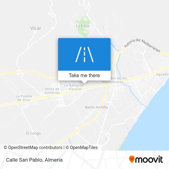 Calle San Pablo map
