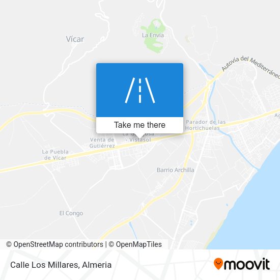 Calle Los Millares map