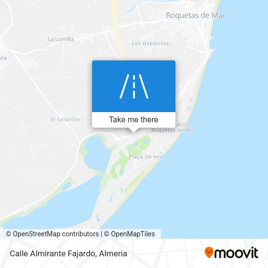 Calle Almirante Fajardo map