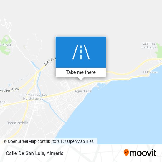 Calle De San Luis map