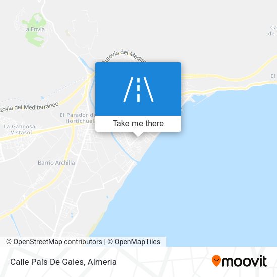 Calle País De Gales map