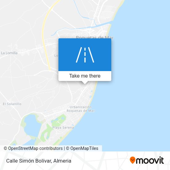 Calle Simón Bolívar map