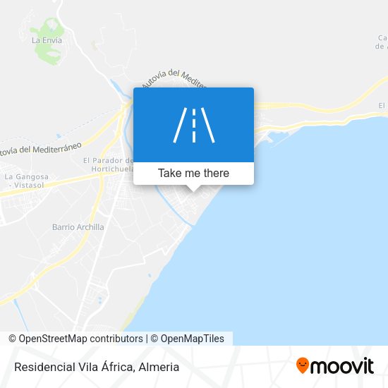 Residencial Vila África map