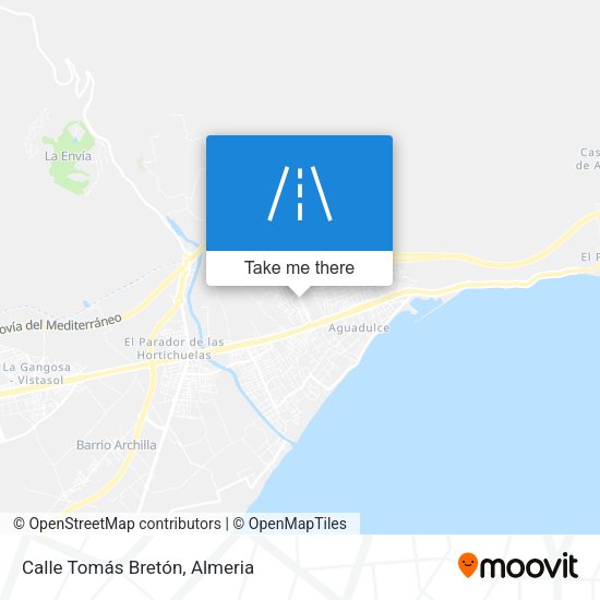 Calle Tomás Bretón map