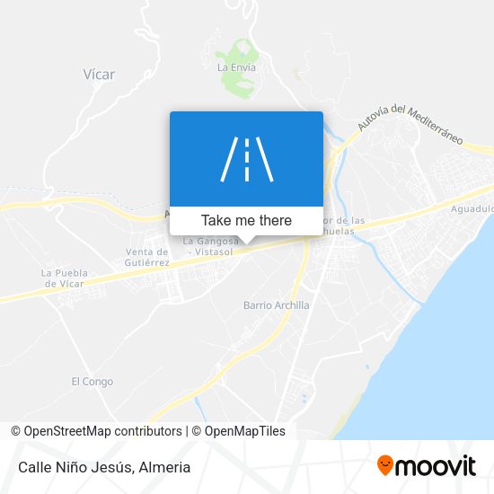 Calle Niño Jesús map