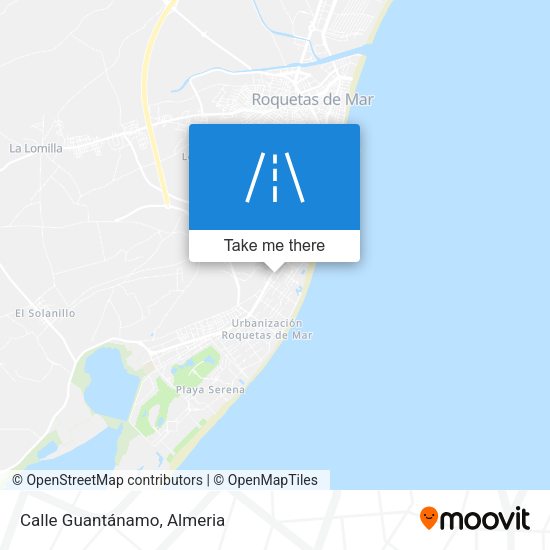 Calle Guantánamo map