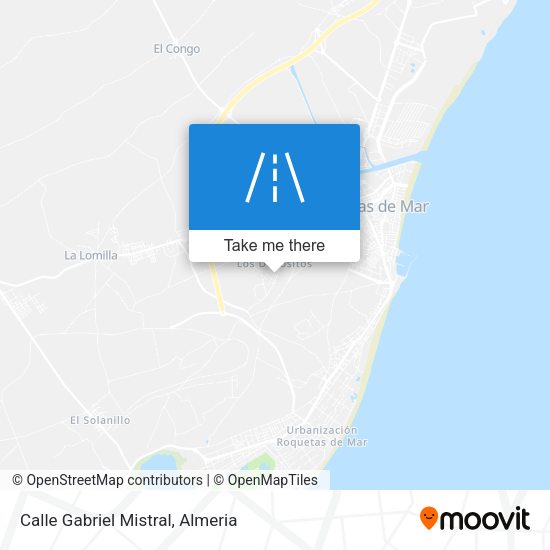 Calle Gabriel Mistral map