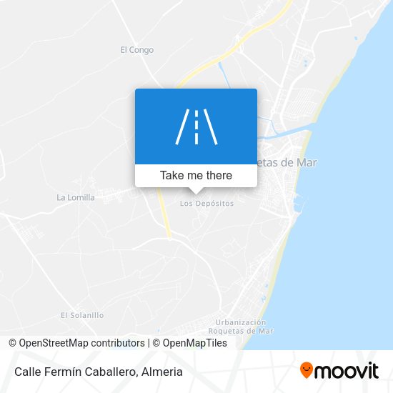 Calle Fermín Caballero map