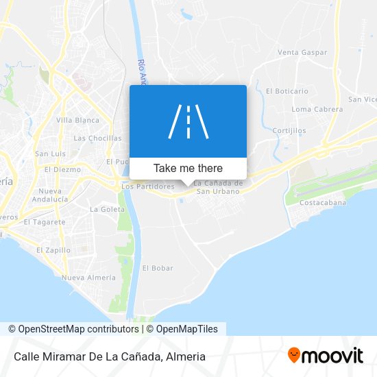 Calle Miramar De La Cañada map