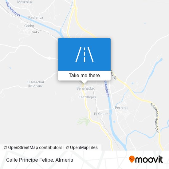Calle Príncipe Felipe map
