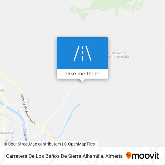 Carretera De Los Baños De Sierra Alhamilla map