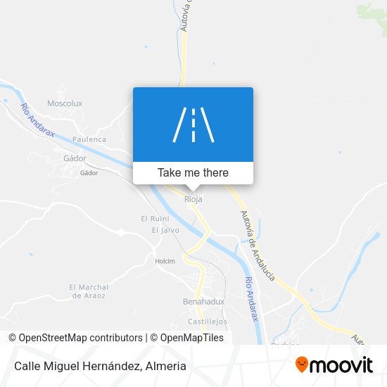 Calle Miguel Hernández map