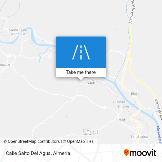 Calle Salto Del Agua map