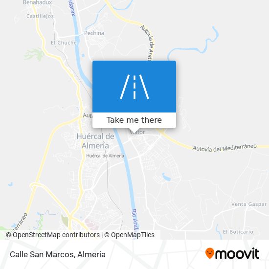 Calle San Marcos map