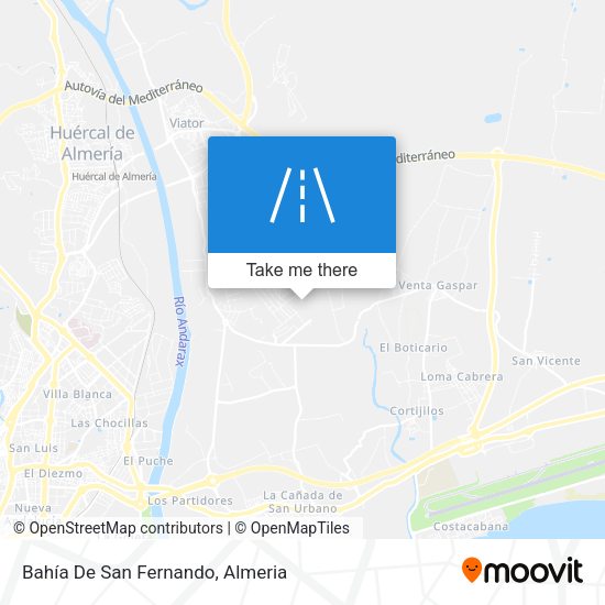 Bahía De San Fernando map
