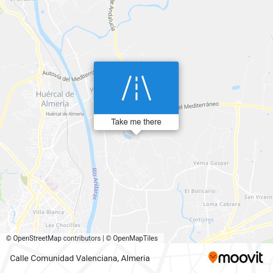 Calle Comunidad Valenciana map
