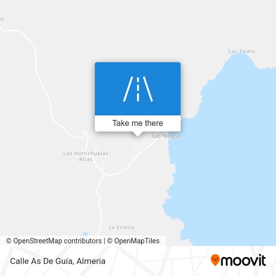 Calle As De Guía map