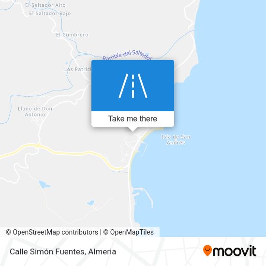 Calle Simón Fuentes map