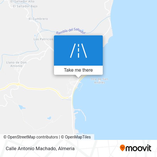 Calle Antonio Machado map