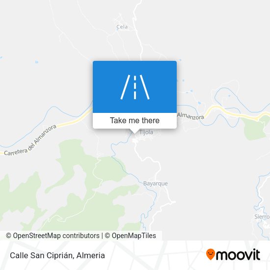 Calle San Ciprián map